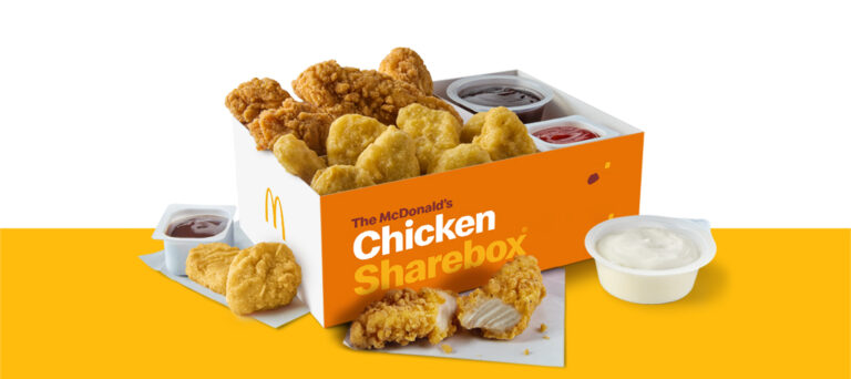 McDonald S Chicken Sharebox In 2024 Limited Time Offer Wrap Of The Day   The Mcdonalds Chicken Sharebox Pbhalf 768x342 